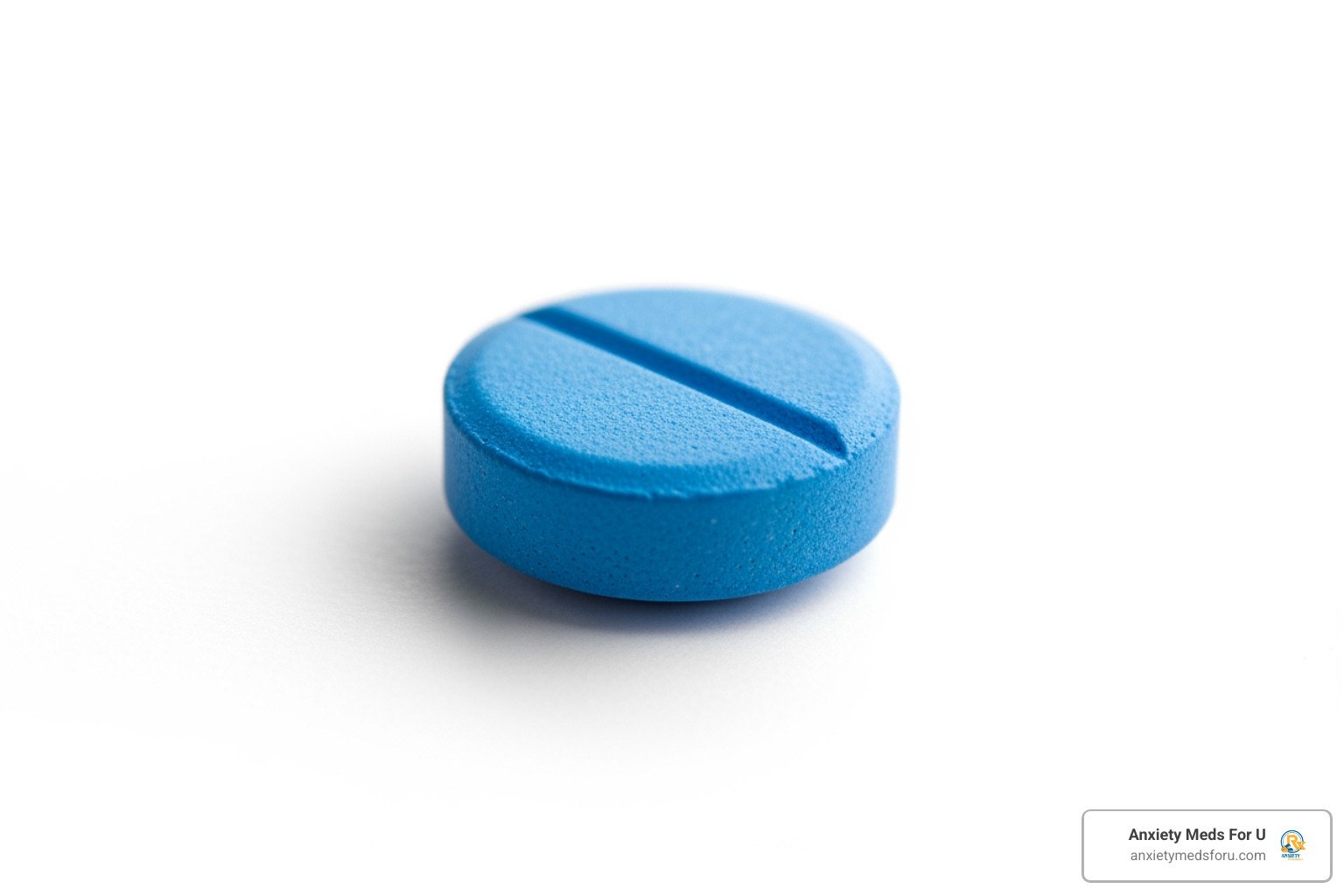 Blue round Xanax